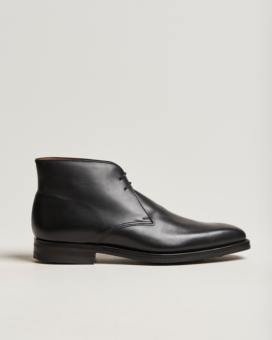 Crockett & Jones Tetbury Chukka Black Calf – Black