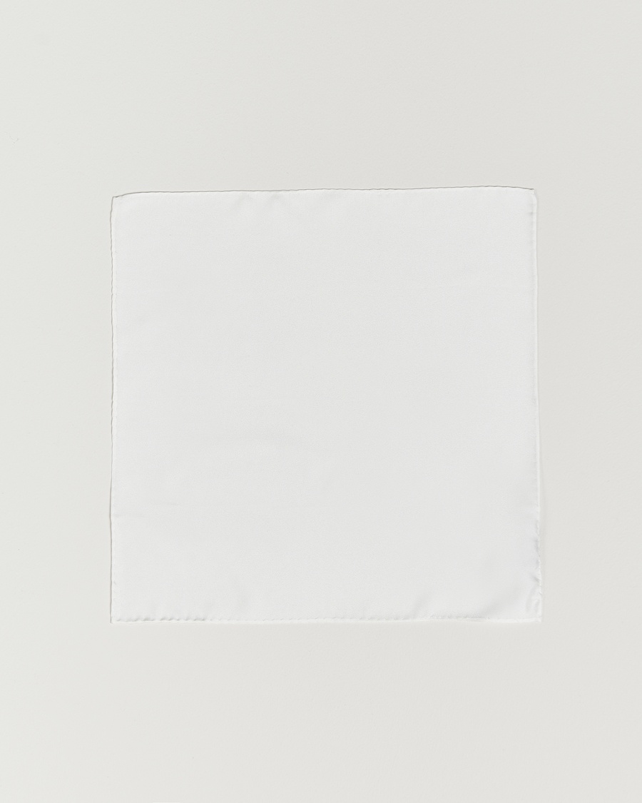 Amanda Christensen Handkercheif Silk White – White