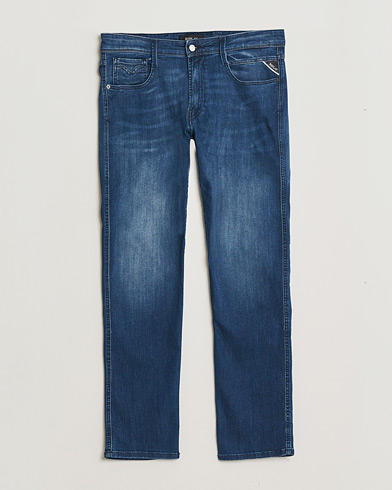 Replay Anbass Powerstretch Jeans Medium Blue – Blue