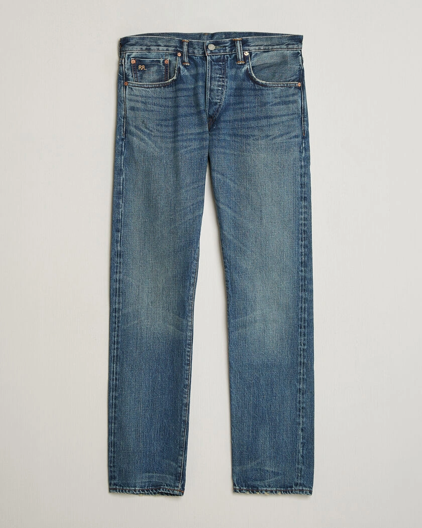 RRL Slim Fit Selvedge Denim Hillsview Wash – Blue