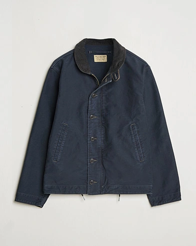 RRL Bower Deck Jacket Dark Navy – Blue
