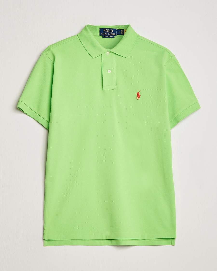 Polo Ralph Lauren Custom Slim Fit Polo Kiwi Lime – Green