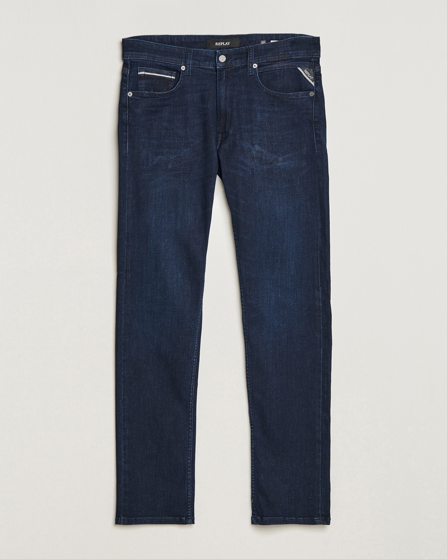 Replay Grover Powerstretch Jeans Dark Blue – Blue