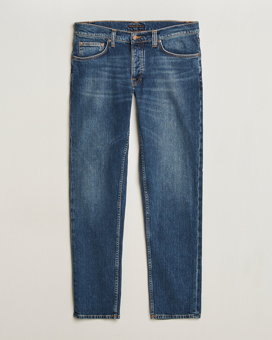 Nudie Jeans Solid Ollie Jeans Wild Blue – Blue