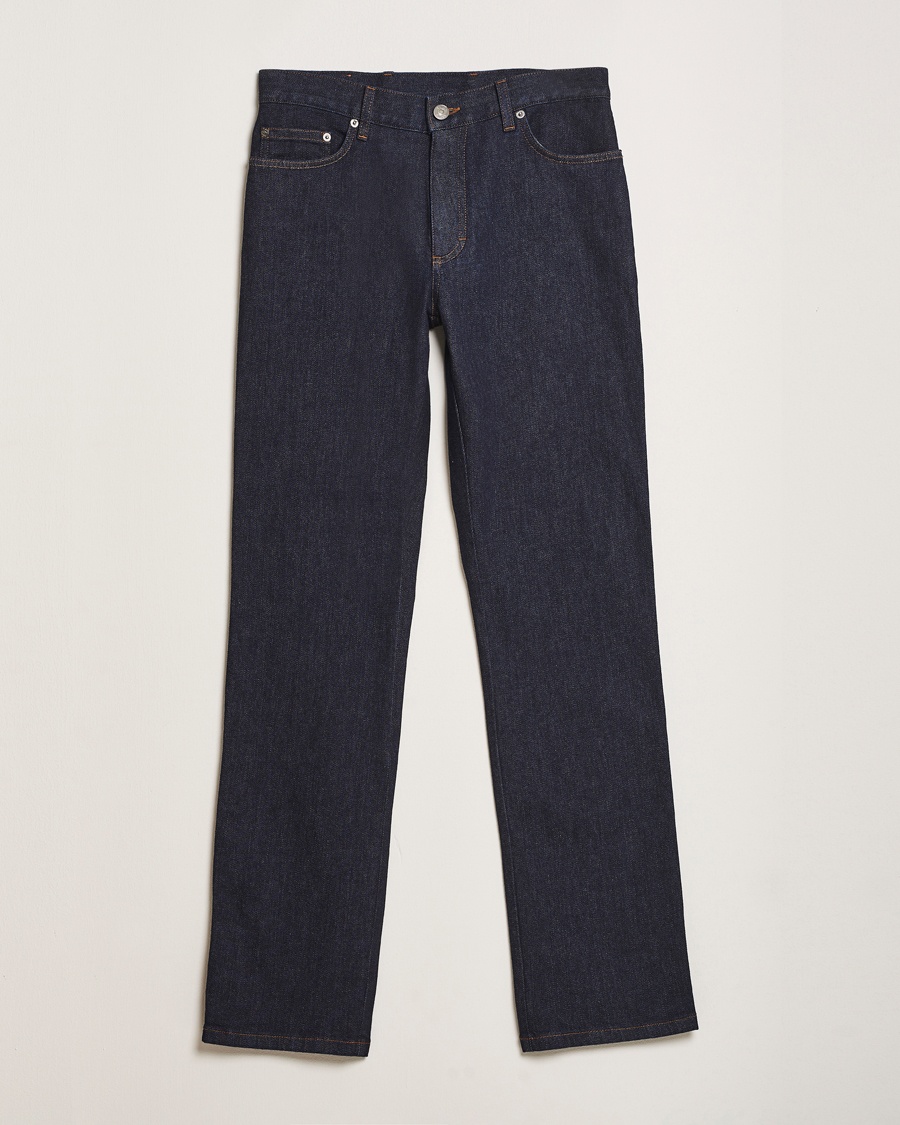 Zegna 5-Pocket Denim Jeans Dark Rinse – Blue