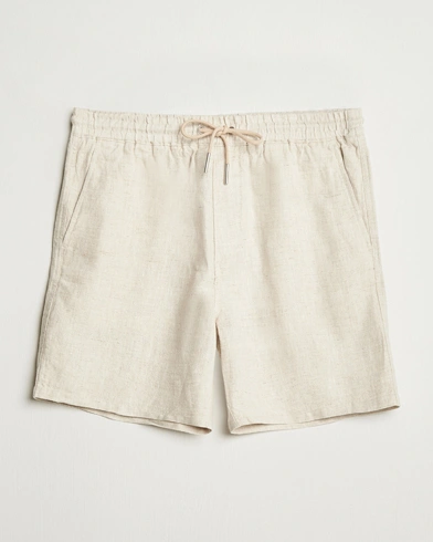 NN07 Gregor Linen Drawstring Shorts Oat – Beige