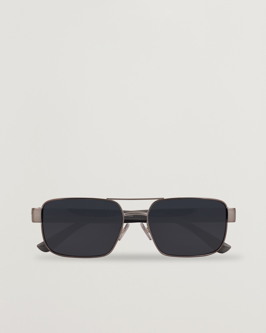 Polo Ralph Lauren 0PH3161 Polarized Sunglasses Brushed Gunmetal – Grey