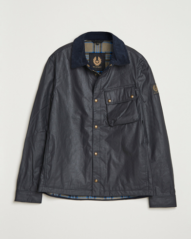 Belstaff Ground Wax Jacket Dark Navy – Blue