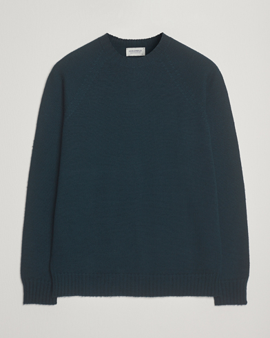John Smedley Denver Extra Fine Merino Crew Neck Richardson Green – Green