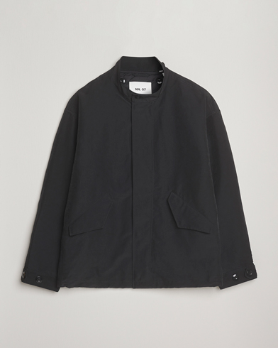 NN07 Sophus Nylon Bomber Jacket Black – Black