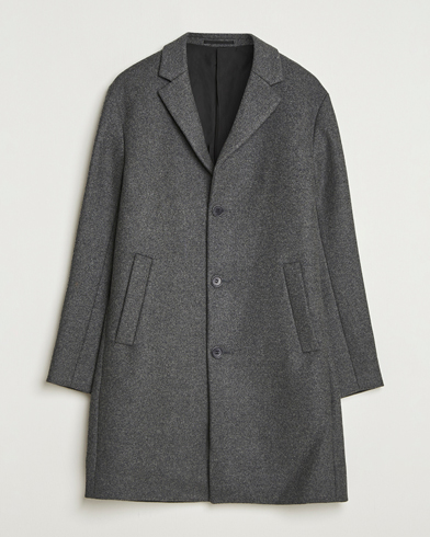 NN07 Austin Wool Coat Grey Melange – Grey