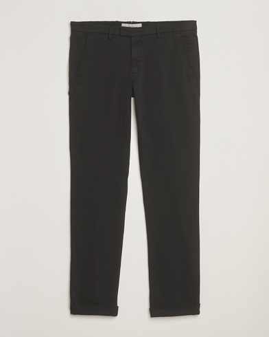 Briglia 1949 Slim Fit Cotton Stretch Chino Black – Black