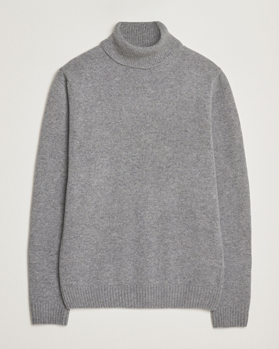 Stenströms Brushed Merino Rollneck Grey – Grey