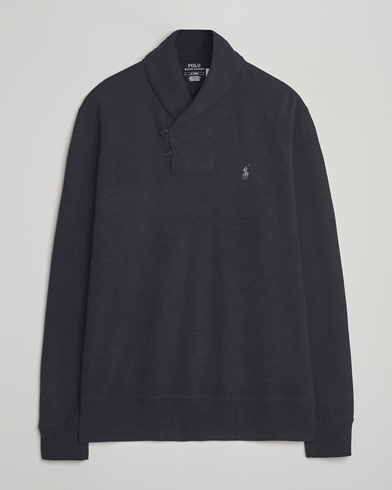 Polo Ralph Lauren Shawl Collar Pullover Polo Black – Black
