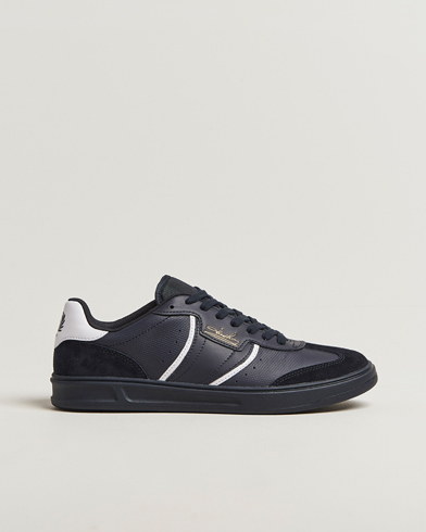 Fred Perry B4 Leather/Suede Sneaker Navy – Blue