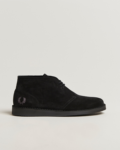 Fred Perry Hawley Suede Chukka Boot Black – Black