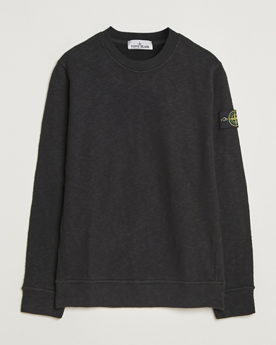 Stone Island Vanisé Brushed Heavy Cotton Sweatshirt Black – Black