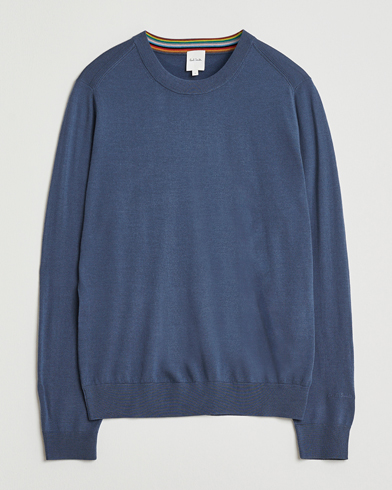 Paul Smith Merino Knitted Sweater Blue – Blue