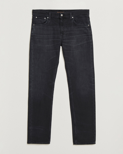Nudie Jeans Lean Dean Jeans Deep Tracks – Black