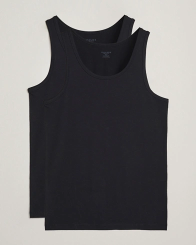 Falke 2-Pack Cotton Tank Top Black – Black
