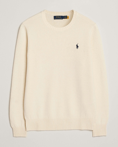 Polo Ralph Lauren Wool/Cashmere Crew Neck Andover Cream – White
