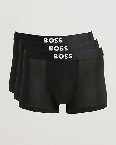 BOSS BLACK 3-Pack Microfibre Trunk Black – Black