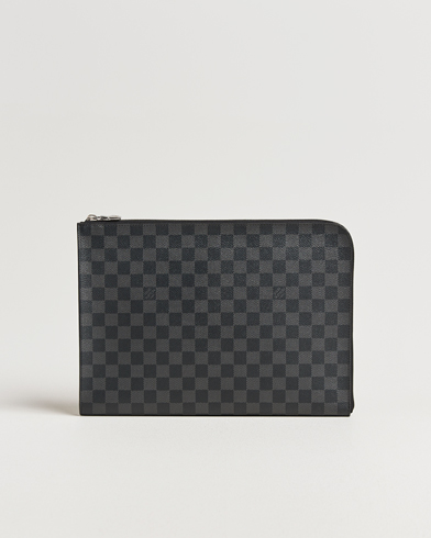 Louis Vuitton Pre-Owned Pochette Jules GM Damier Graphite – Grey
