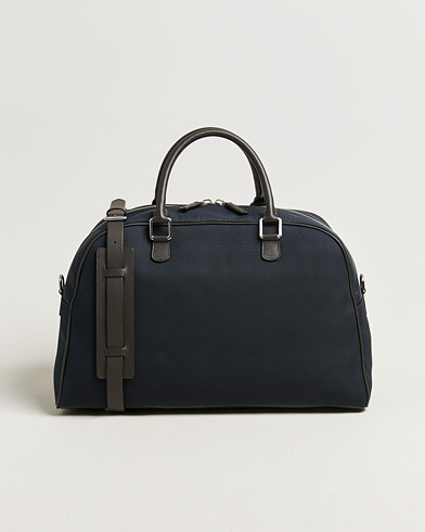 Anderson's Balistic Nylon/Leather Weekendbag Navy – Blue
