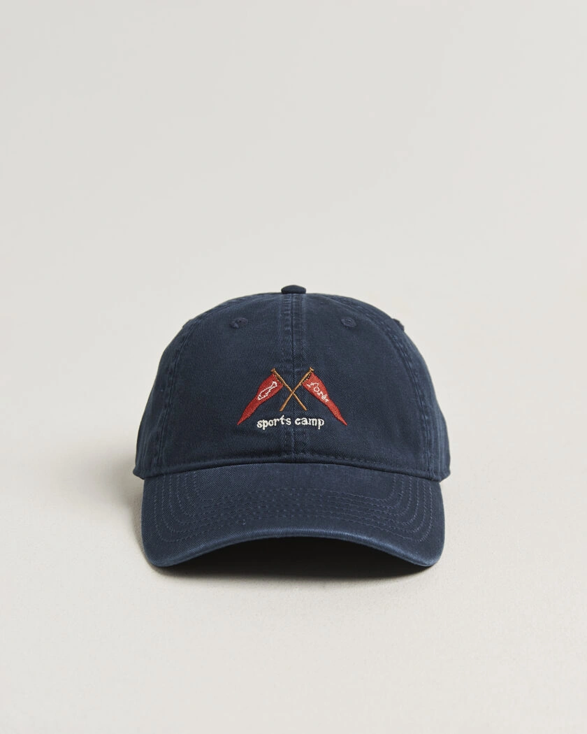 Forét Pennant Washed Cap Navy – Blue