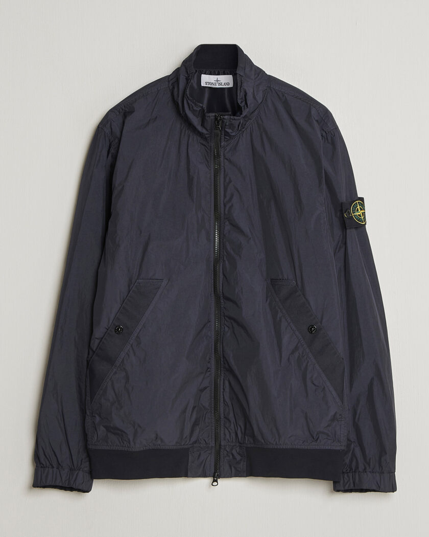 Stone Island Crinkle Reps Short Jacket Navy – Blue