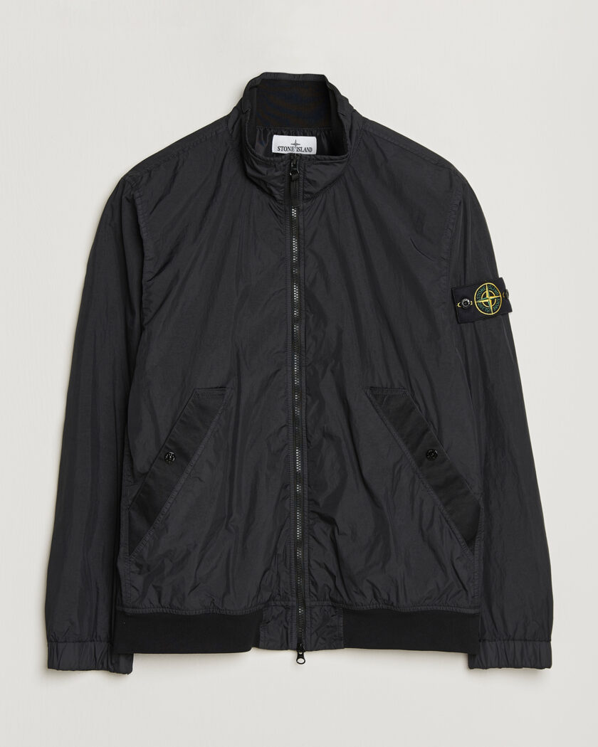Stone Island Crinkle Reps Short Jacket Black – Black