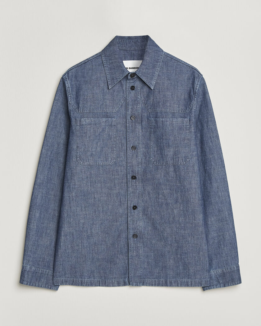 Jil Sander Denim Overshirt Indigo Blue – Blue