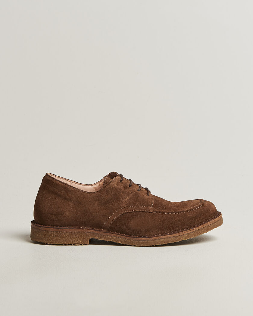 Astorflex Carlflex Derby Dark Khaki Suede – Brown