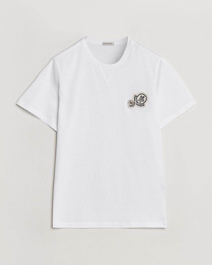 Moncler Double Logo T-Shirt White – White