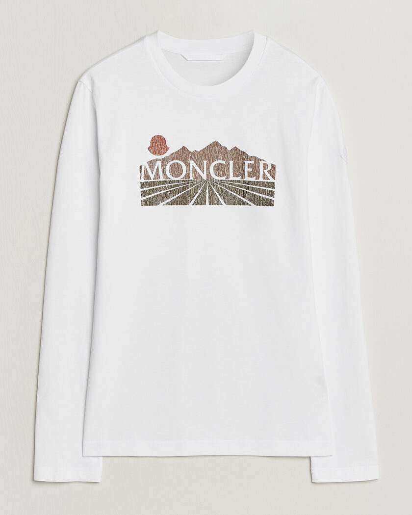 Moncler Graphic Long Sleeve T-Shirt White – White