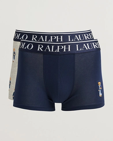 Polo Ralph Lauren 2-Pack Cotton Trunk Navy/Taylor Heather – Multi-colour