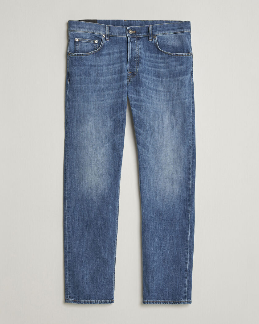 Dondup Icon Regular Fit Jeans Medium Blue – Blue