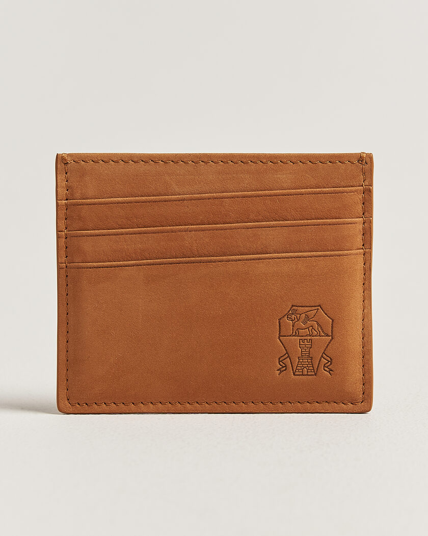 Brunello Cucinelli Nubuck Wallet Card Holder Cognac – Brown