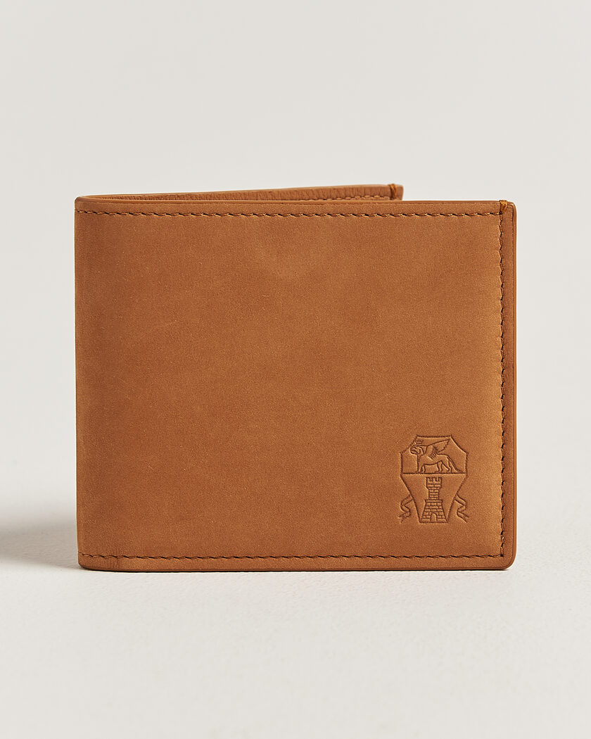 Brunello Cucinelli Nubuck Leather Wallet Cognac – Brown