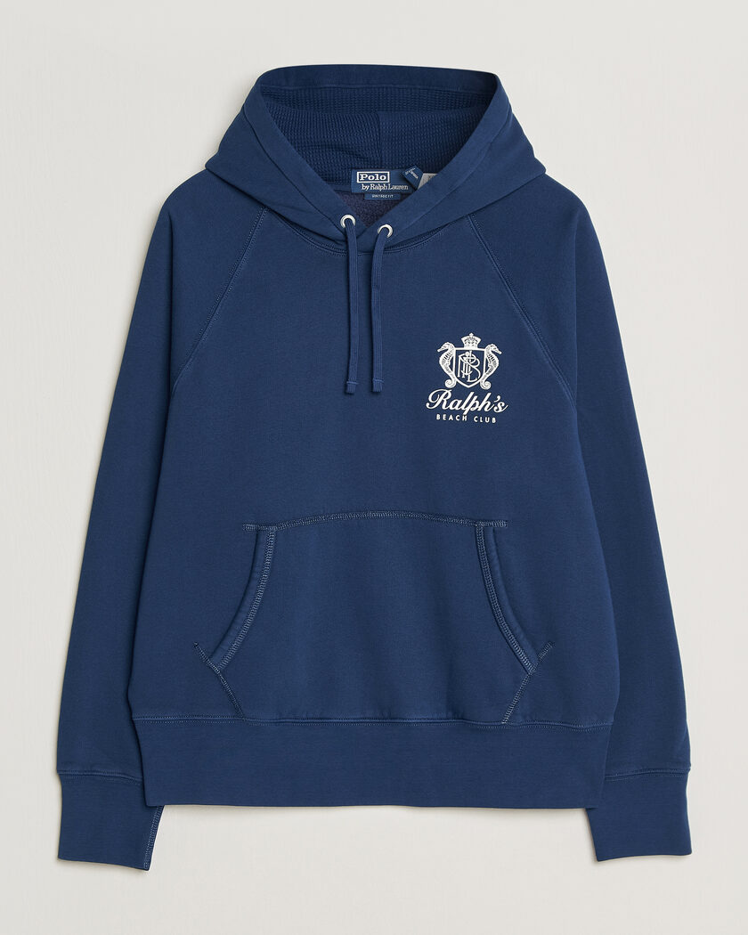 Polo Ralph Lauren Fleece Hoodie Dark Cobalt – Blue