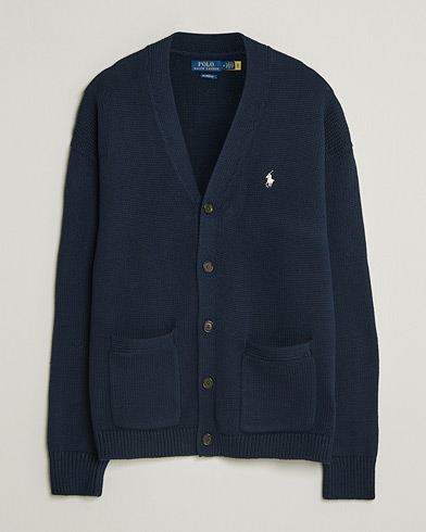 Polo Ralph Lauren Cotton Cardigan Hunter Navy – Blue