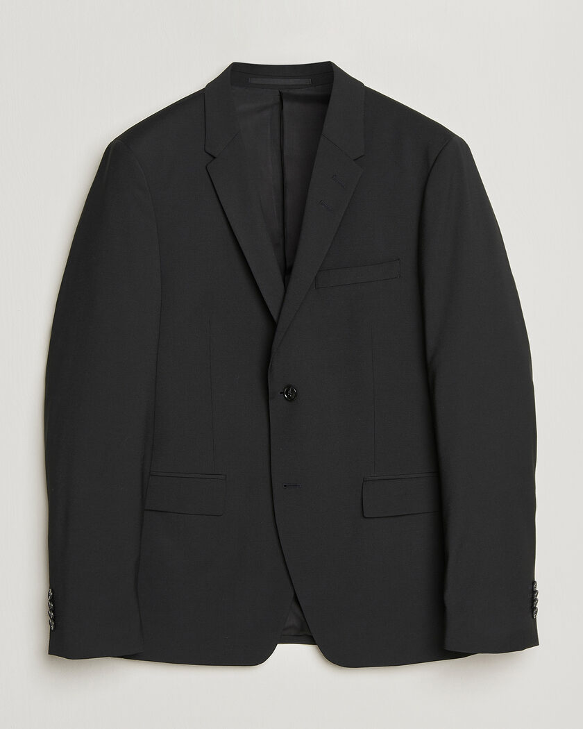 Tiger of Sweden Jamie Wool Travel Suit Blazer Black – Black
