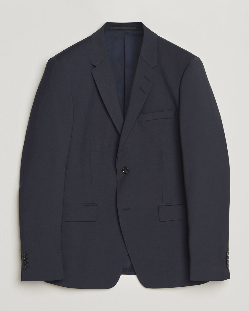 Tiger of Sweden Jamie Wool Travel Suit Blazer Dark Ink – Blue