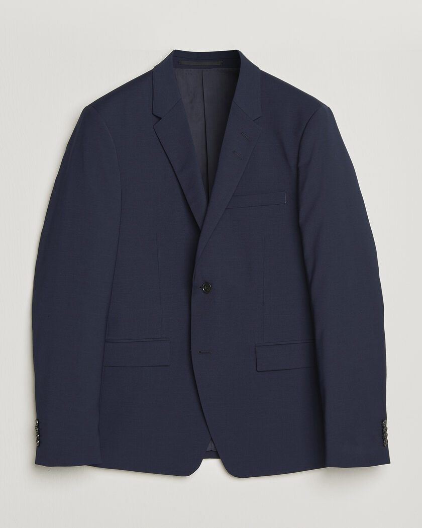 Tiger of Sweden Jamie Wool Travel Suit Blazer Royal Blue – Blue