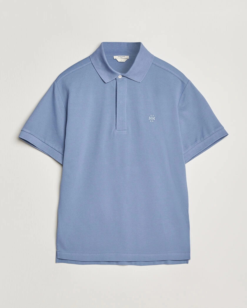 Jacob Cohën Cotton Polo Piquet Aviation – Blue