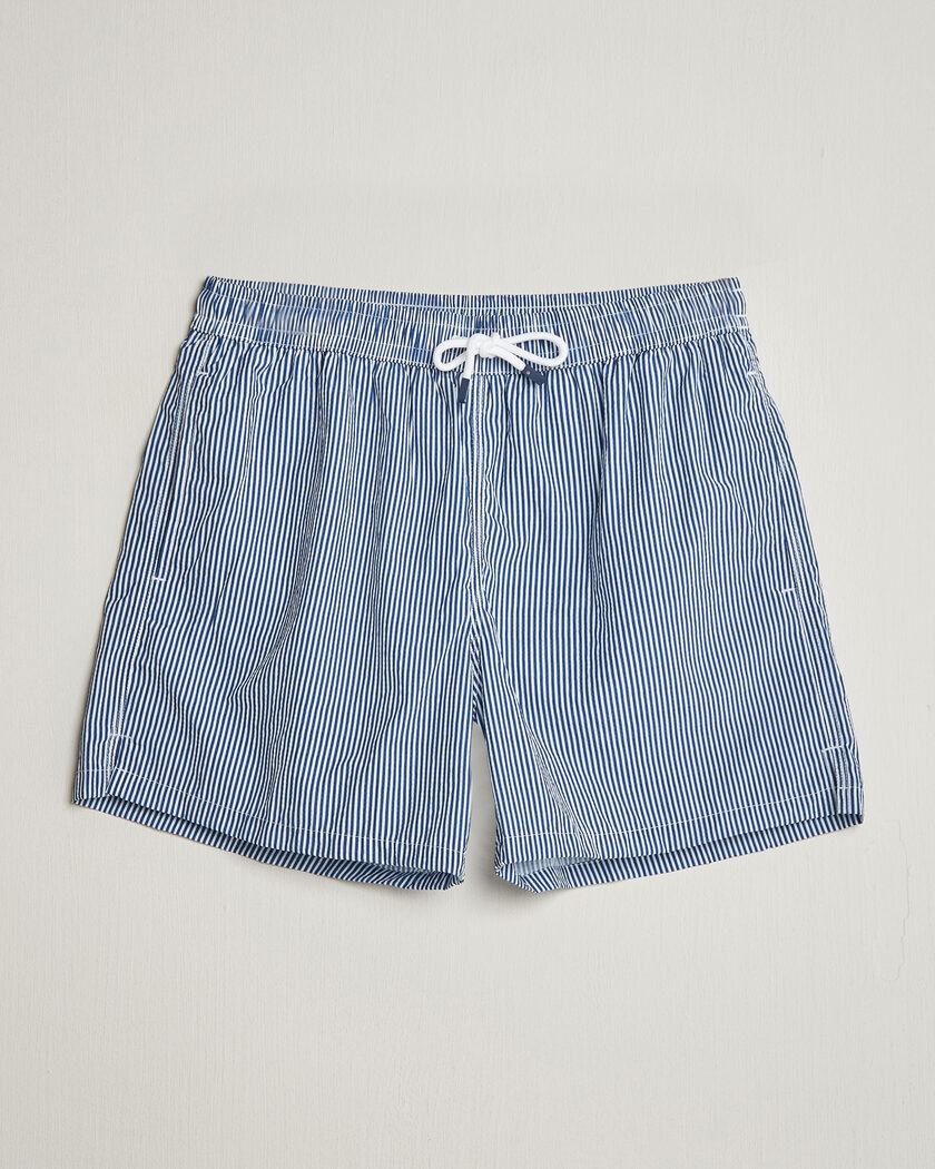 Fedeli Madeira Swim Trunk Blue Stripes – Blue