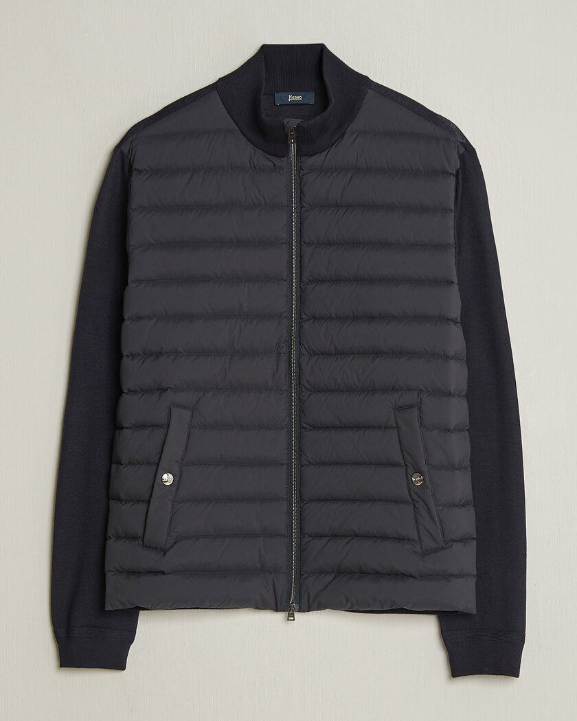 Herno Luxury Hybrid Jacket Navy – Blue