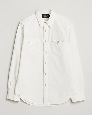 RRL Buffalo Western Shirt White – White