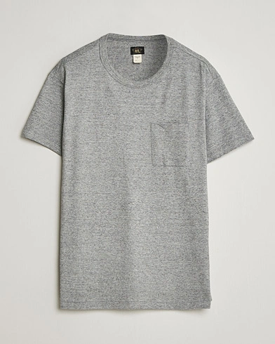 RRL 2-Pack Pocket Tee Heather Grey – Grey