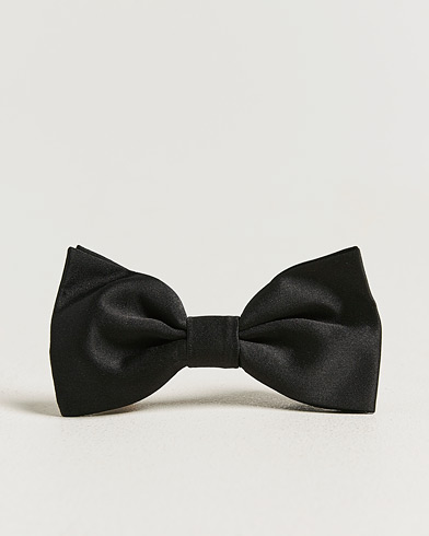 Canali Silk Bow Tie Black – Black